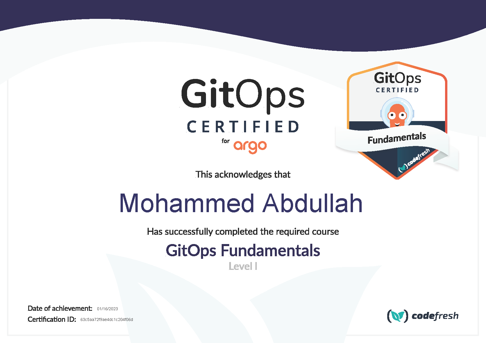 DevOps Certificate